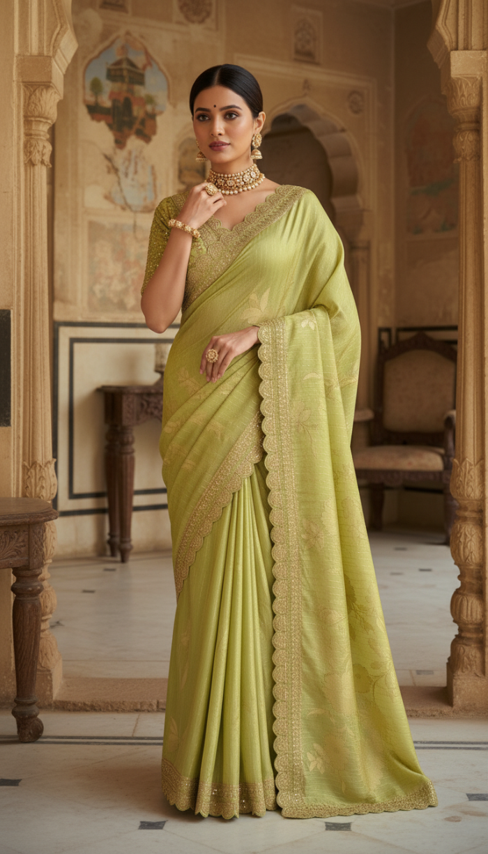 Banarasi Crepe Silk Saree