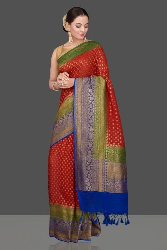 Pure Georgette Khaddi Saree