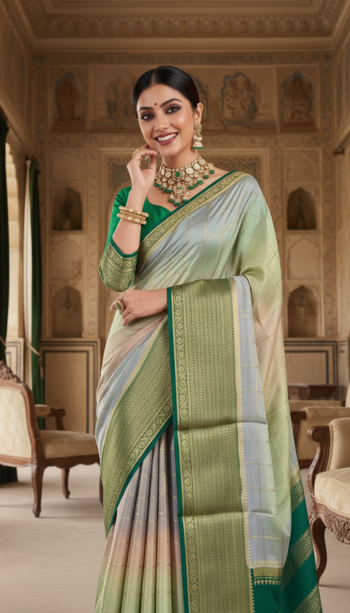 Pure Mysore Crape Silk Saree