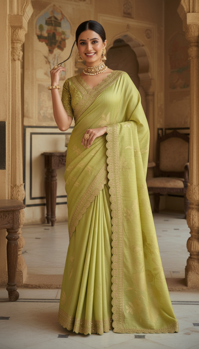 Banarasi Crepe Silk Saree
