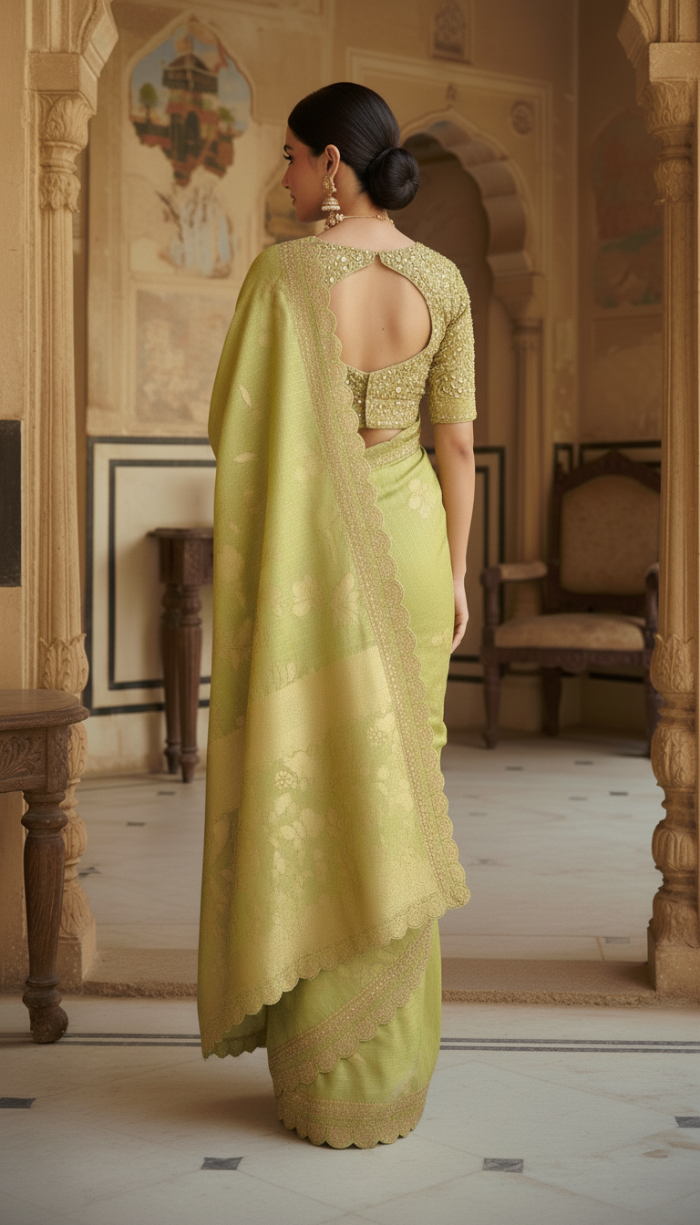 Banarasi Crepe Silk Saree