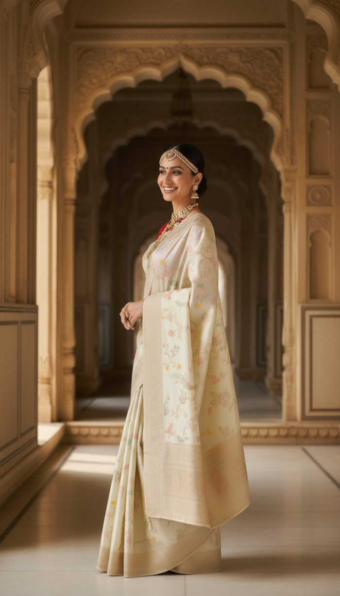 Pure Mashru Silk Saree